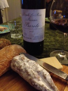 Delicious mature Barolo with splendid NYD lunch. Naughty but nice...